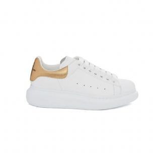Ladies Alexander Mcqueen Világos Arany Fehér