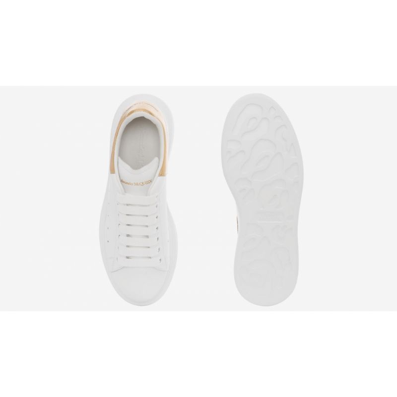 Ladies Alexander Mcqueen Világos Arany Fehér