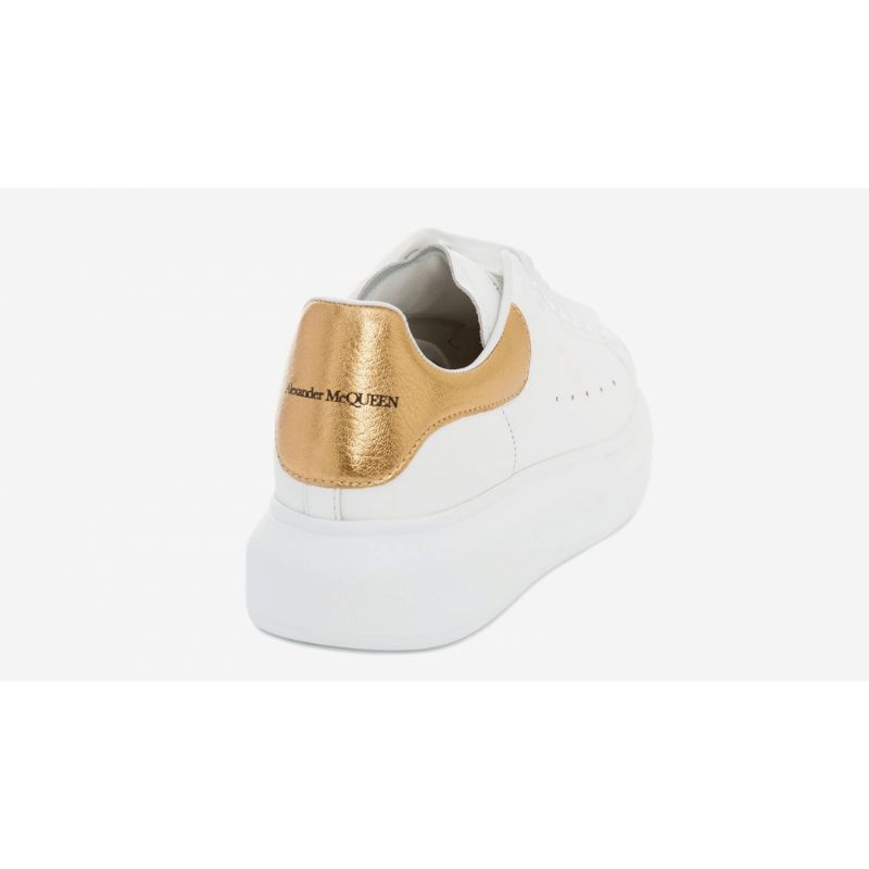 Ladies Alexander Mcqueen Világos Arany Fehér
