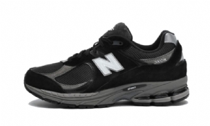 New Balance 2002r Fekete Sötétszürke Fehér Férfi/női