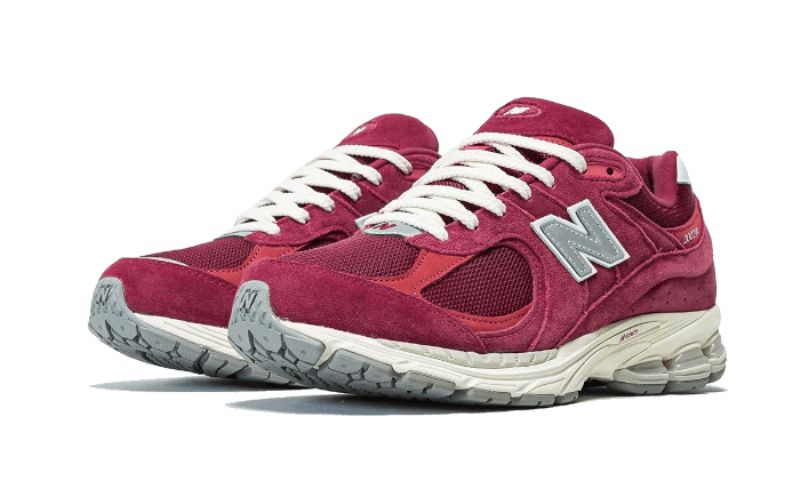 New Balance 2002r Férfi / Női Velúr Csomag Vörösbor