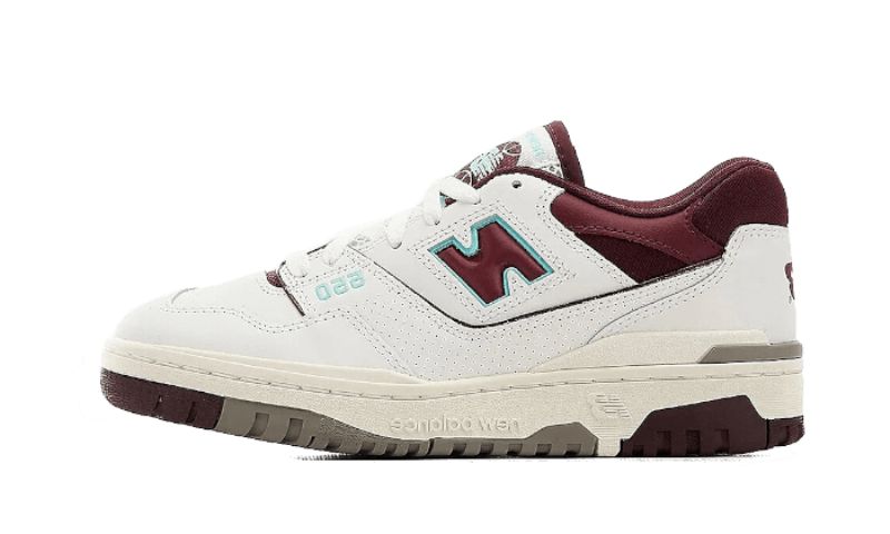 New Balance 550 Férfi / Női Bordó Cián