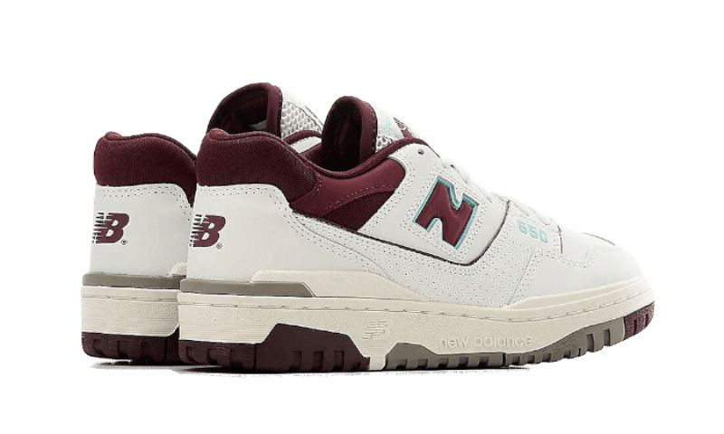 New Balance 550 Férfi / Női Bordó Cián