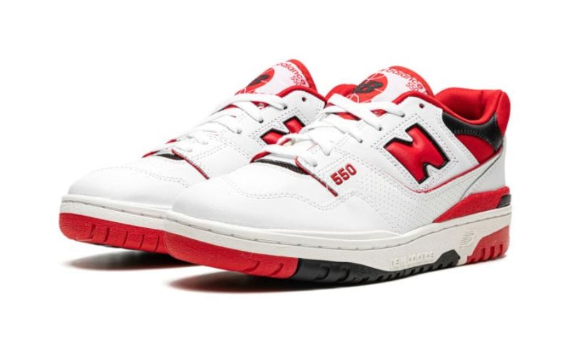 New Balance 550 Férfi / Női Fehér Piros