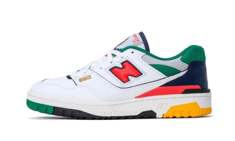 New Balance 550 Férfi / Női Fehér Többszínű