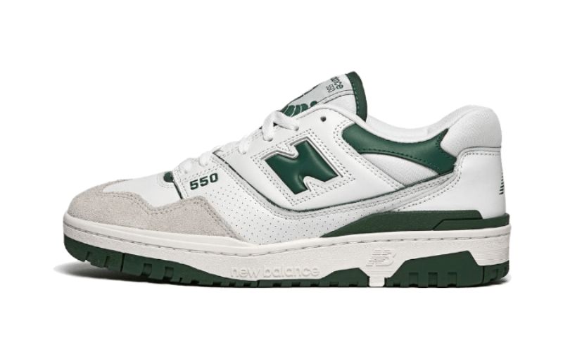 New Balance 550 Férfi / Női Fehér Zöld