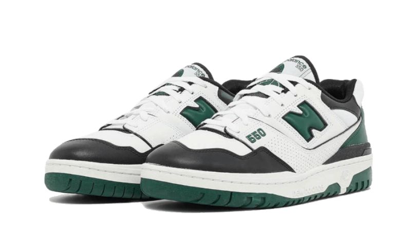 New Balance 550 Férfi / Női Fehér Zöld Fekete