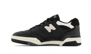 New Balance 550 Férfi / Női Fekete Krémfehér