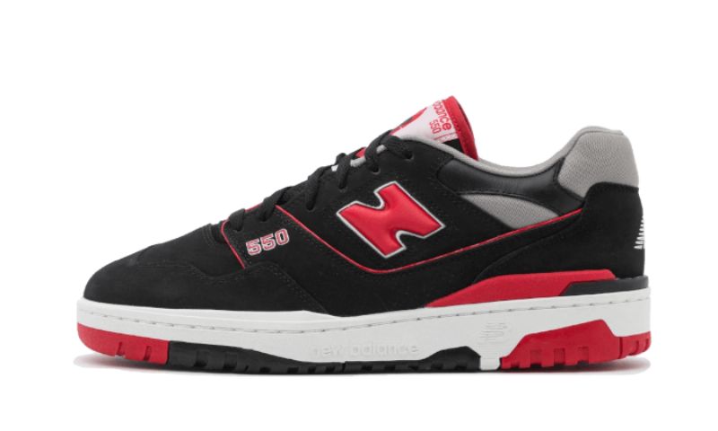 New Balance 550 Férfi / Női Fekete Piros