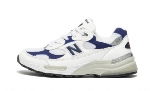 New Balance 992 Férfi / Női Fehér Sötétkék