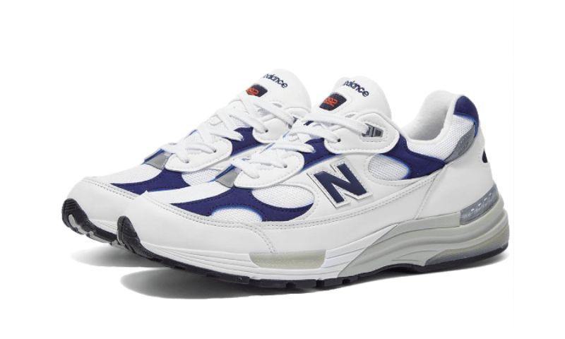 New Balance 992 Férfi / Női Fehér Sötétkék