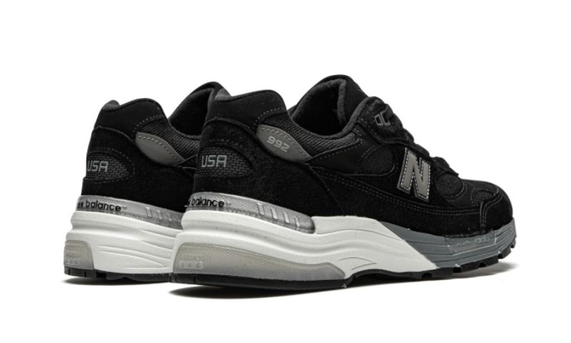 New Balance 992 Férfi / Női Fekete Szürke