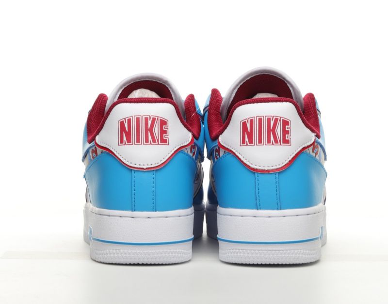Nike Air Force 1 07 Af1 Doraemon Férfi / Női Alkalmi Fehér / Kék / Piros