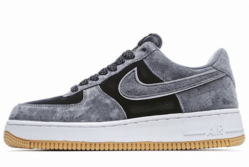 Nike Air Force 1 07 Af1 Férfi / Női Alkalmi Szürke / Fekete-fehér