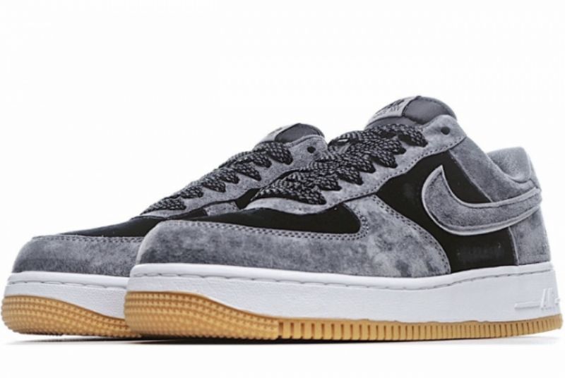 Nike Air Force 1 07 Af1 Férfi / Női Alkalmi Szürke / Fekete-fehér