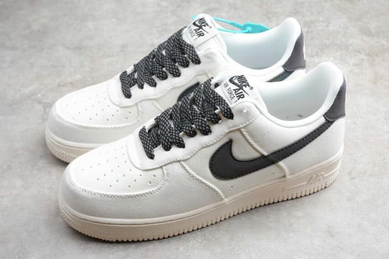 Nike Air Force 1 07 Férfi/női Alkalmi Bézs Fekete