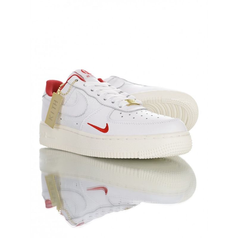 Nike Air Force 1 07 Férfi / Női Alkalmi Fehér / Egyetemi Piros
