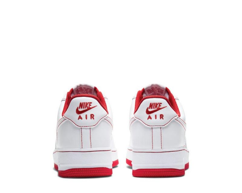 Nike Air Force 1 07 Férfi / Női Alkalmi Fehér / Fehér-egyetemi Piros