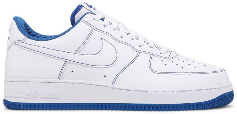 Nike Air Force 1 07 Férfi / Női Alkalmi Fehér / Fehér-game Royal