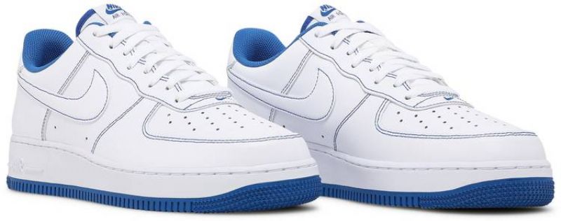 Nike Air Force 1 07 Férfi / Női Alkalmi Fehér / Fehér-game Royal