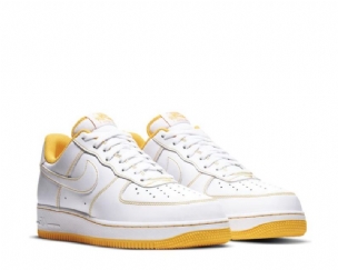 Nike Air Force 1 07 Férfi / Női Alkalmi Fehér / Fehér-lézernarancs