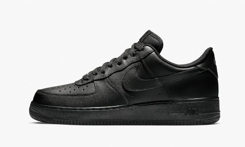 Nike Air Force 1 07 Férfi/női Alkalmi Háromszoros Fekete