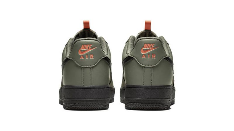 Nike Air Force 1 07 Khaki Férfi / Női Alkalmi Olíva / Fekete / Narancs