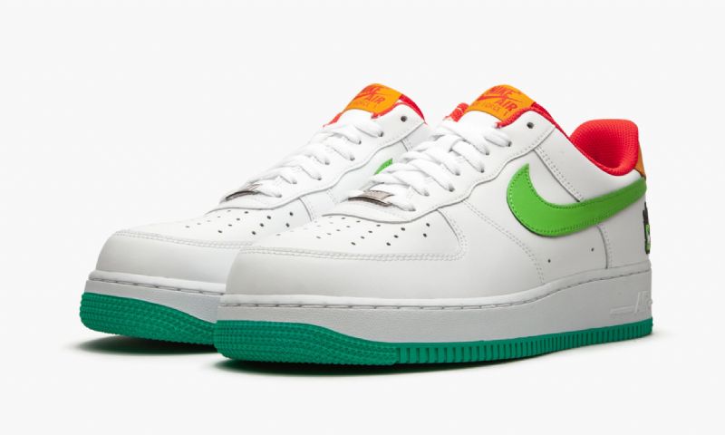Nike Air Force 1 07 Le Shibuya Férfi / Női Alkalmi Fehér / Zöld Köd
