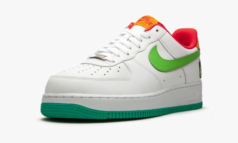 Nike Air Force 1 07 Le Shibuya Férfi / Női Alkalmi Fehér / Zöld Köd