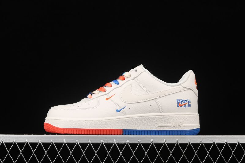 Nike Air Force 1 07 Low Férfi / Női Alkalmi Fehér / Kék / Piros