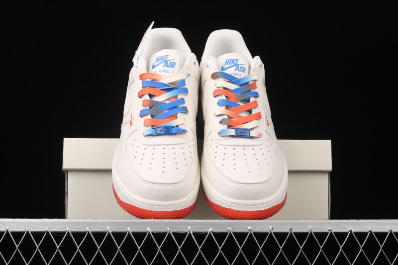Nike Air Force 1 07 Low Férfi / Női Alkalmi Fehér / Kék / Piros