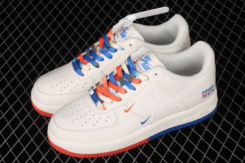 Nike Air Force 1 07 Low Férfi / Női Alkalmi Fehér / Kék / Piros