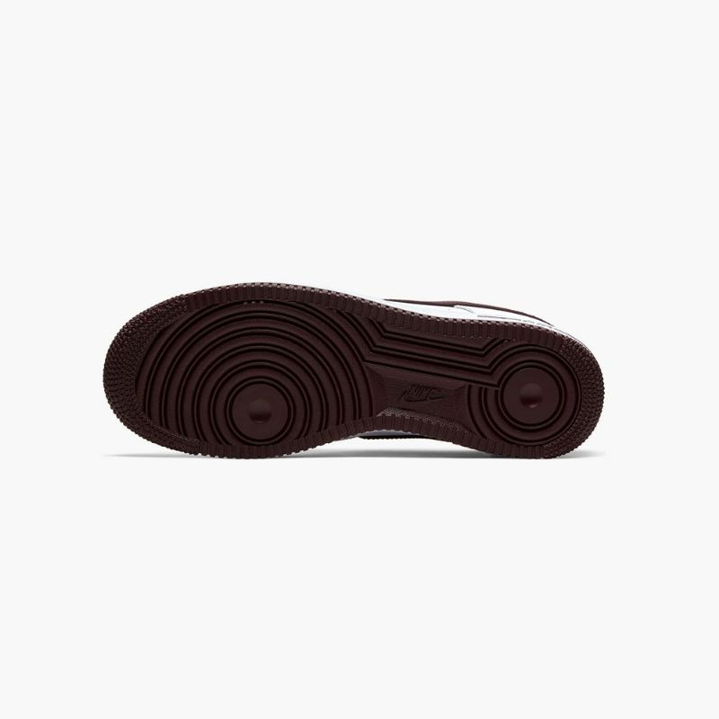 Nike Air Force 1 07 Lv8 Férfi / Női Alkalmi Fehér / Éjszakai Gesztenyebarna / Obszidián