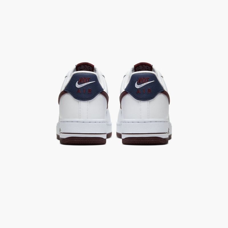 Nike Air Force 1 07 Lv8 Férfi / Női Alkalmi Fehér / Éjszakai Gesztenyebarna / Obszidián