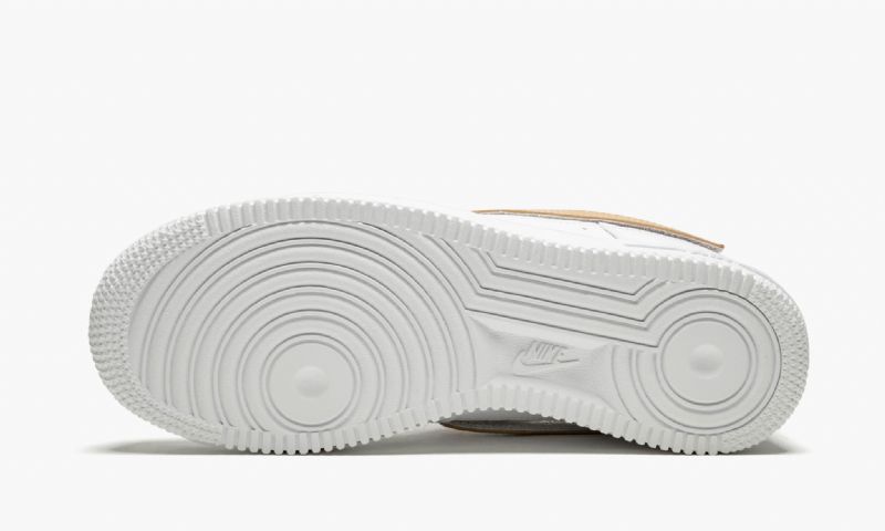 Nike Air Force 1 07 Lv8 Férfi / Női Alkalmi Fehér / Fehér-obszidián-vachetta Cser