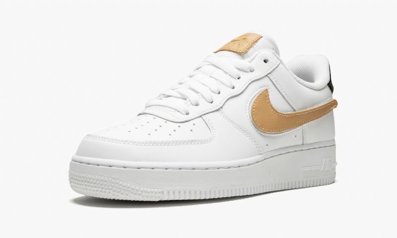 Nike Air Force 1 07 Lv8 Férfi / Női Alkalmi Fehér / Fehér-obszidián-vachetta Cser