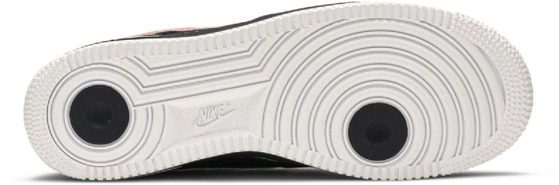 Nike Air Force 1 07 Lv8 Férfi / Női Alkalmi Fekete / Fehér / Bright Crimson / Zöld Strike