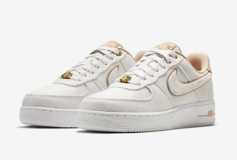 Nike Air Force 1 07 Lx Férfi / Női Alkalmi Fehér / Króm Sárga / Fekete