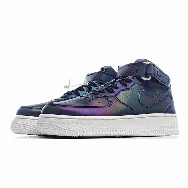 Nike Air Force 1 07 Mid Antracit Férfi/női Alkalmi Fekete Fehér