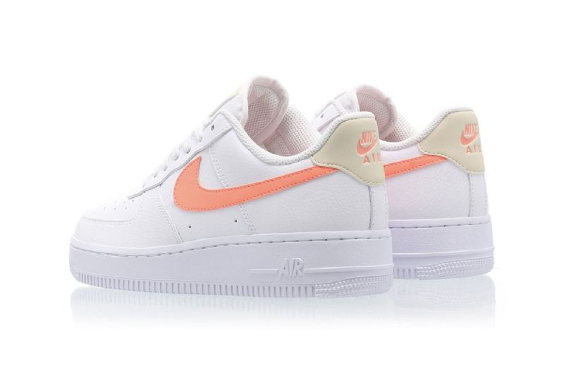 Nike Air Force 1 07 Női Alkalmi Fehér / Atom Rózsaszín-fosszilis-fehér