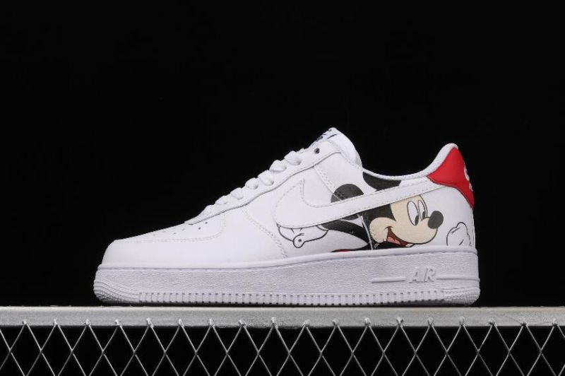 Nike Air Force 1 07 Női Alkalmi Fehér Fekete Piros