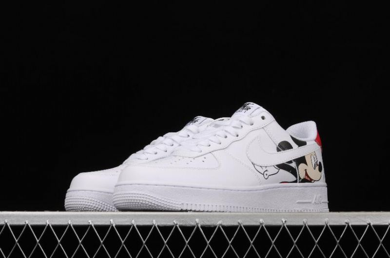 Nike Air Force 1 07 Női Alkalmi Fehér Fekete Piros