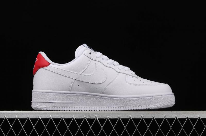 Nike Air Force 1 07 Női Alkalmi Fehér Fekete Piros