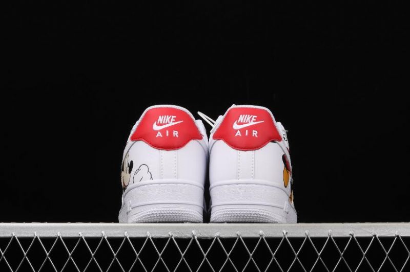 Nike Air Force 1 07 Női Alkalmi Fehér Fekete Piros