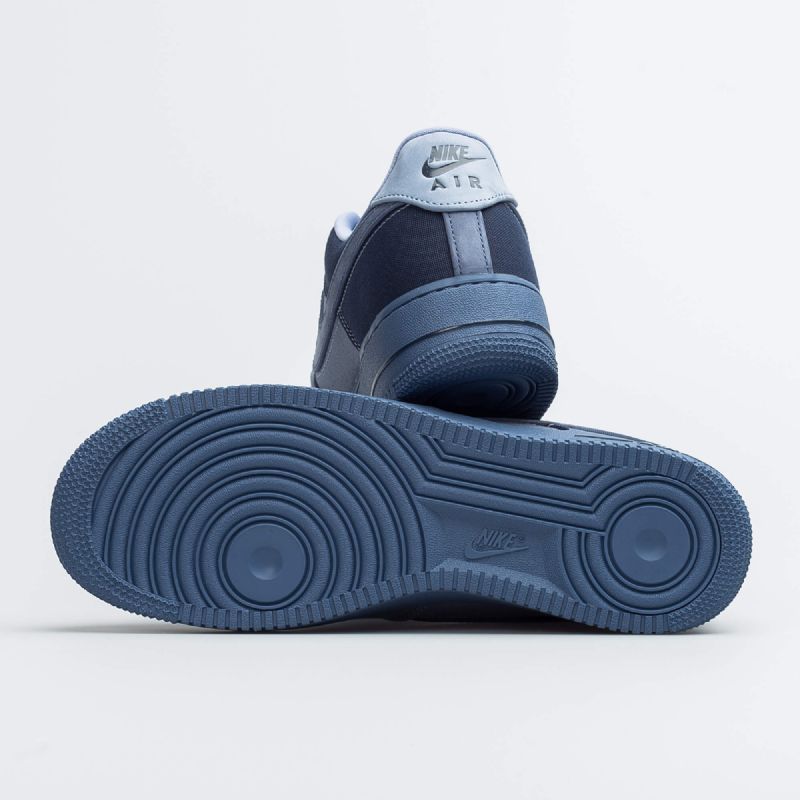 Nike Air Force 1 07 Prm Férfi / Női Alkalmi Hamuszürke Pala / Szórt Kék-obszidián