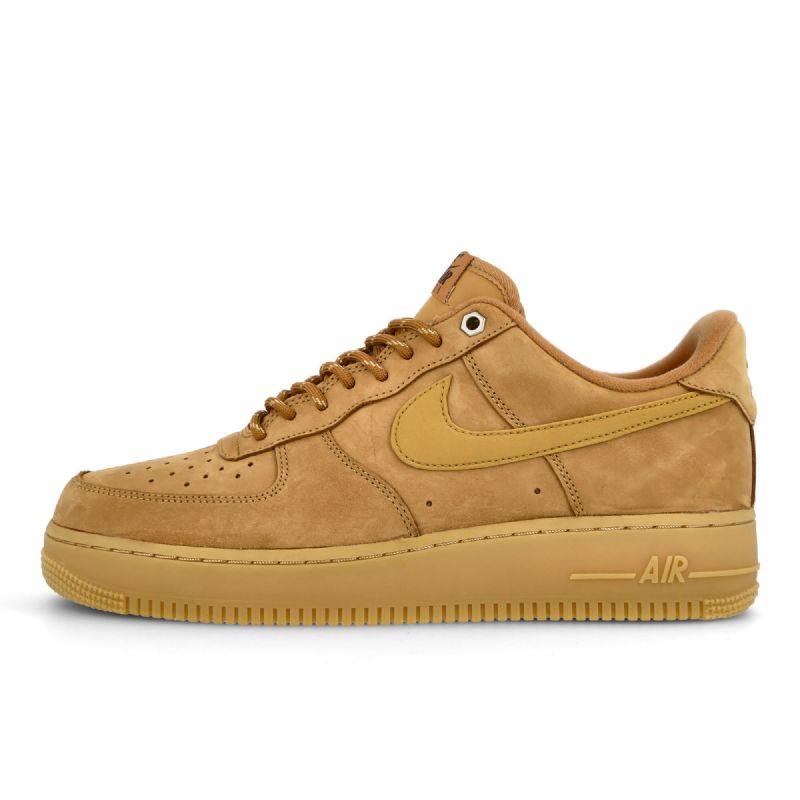 Nike Air Force 1 07 Wb Férfi / Női Alkalmi Ágynemű / Búza Gumi Világosbarna-fekete