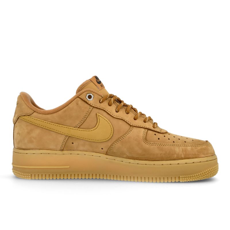Nike Air Force 1 07 Wb Férfi / Női Alkalmi Ágynemű / Búza Gumi Világosbarna-fekete