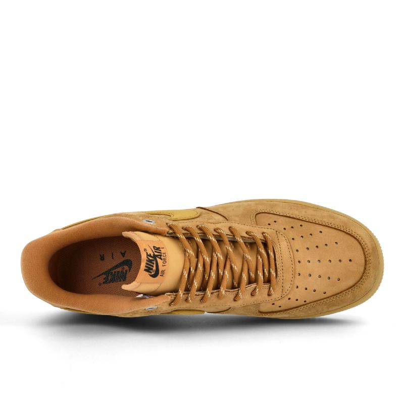 Nike Air Force 1 07 Wb Férfi / Női Alkalmi Ágynemű / Búza Gumi Világosbarna-fekete