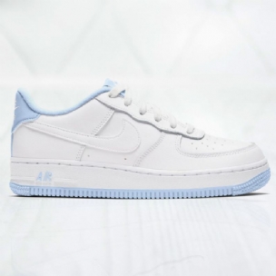 Nike Air Force 1-1 Gs Férfi / Női Alkalmi Fehér / / Hidrogénkék