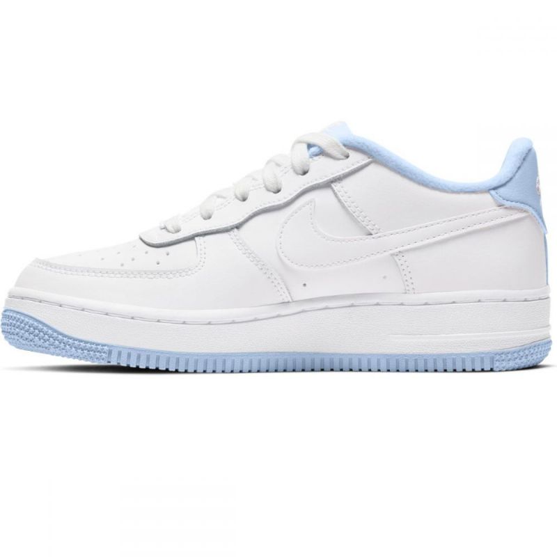 Nike Air Force 1-1 Gs Férfi / Női Alkalmi Fehér / / Hidrogénkék